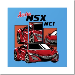 Acura NSX NC1 Posters and Art